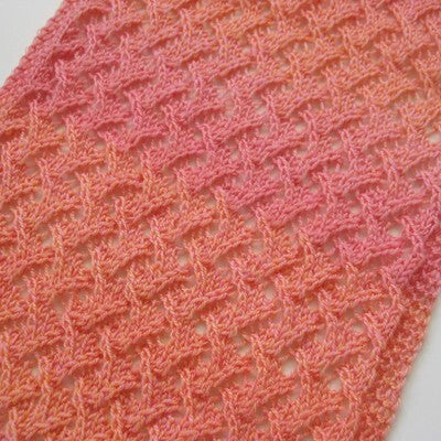 Jojoland Cinnabar Flare Scarf Knitting Pattern