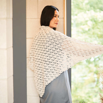 Tranquil Shawl in Rowan Cotton Revive PDF
