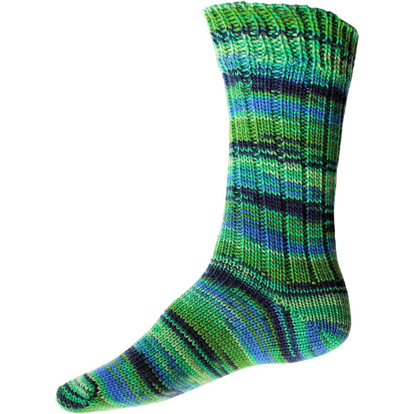On-Line Supersocke 150 8-Ply Active Color Yarn - Superwash Merino Worsted