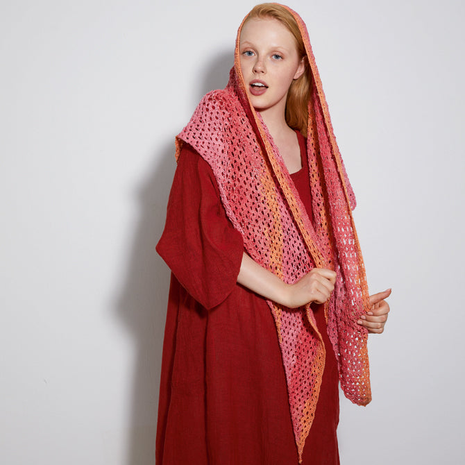 Lang PTO-- Dreiecktuch Shawl Crochet Pattern