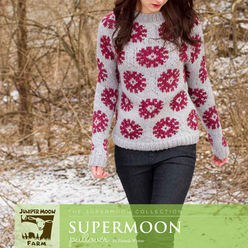 Supermoon Pullover Jumper Knitting Pattern