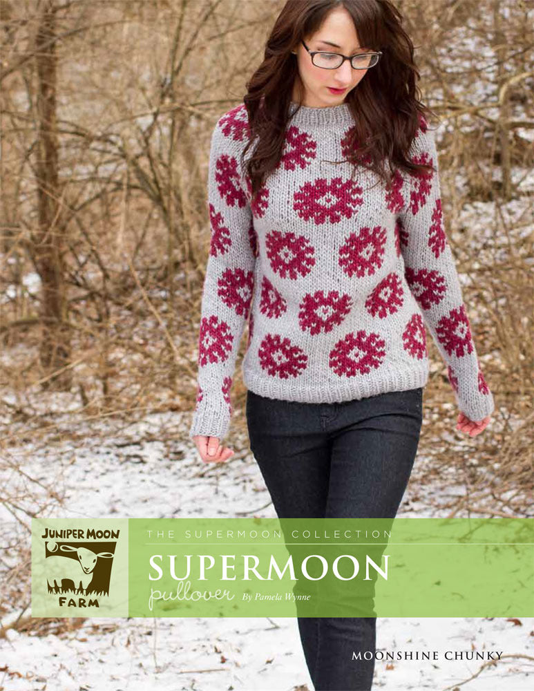 Supermoon Pullover Jumper Knitting Pattern