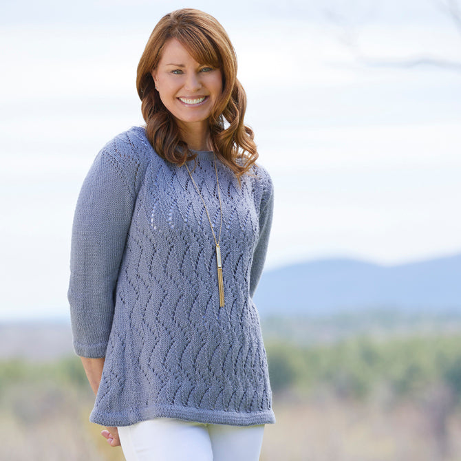 Valley Yarns Nimbus Pullover Knitting Pattern