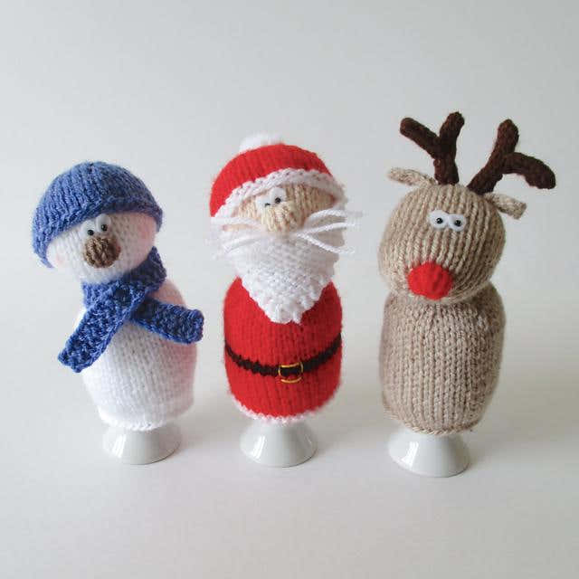 Festive Egg Cosies