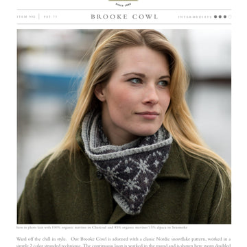 Swans Island Brooke Cowl Knitting Pattern