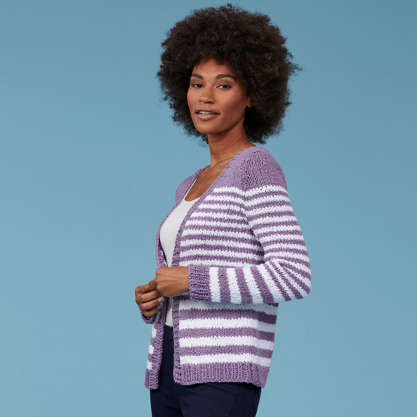 Tahki Yarns Marblemount Cardigan Knitting Pattern