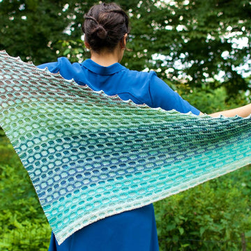 Frozen Lake Shawl