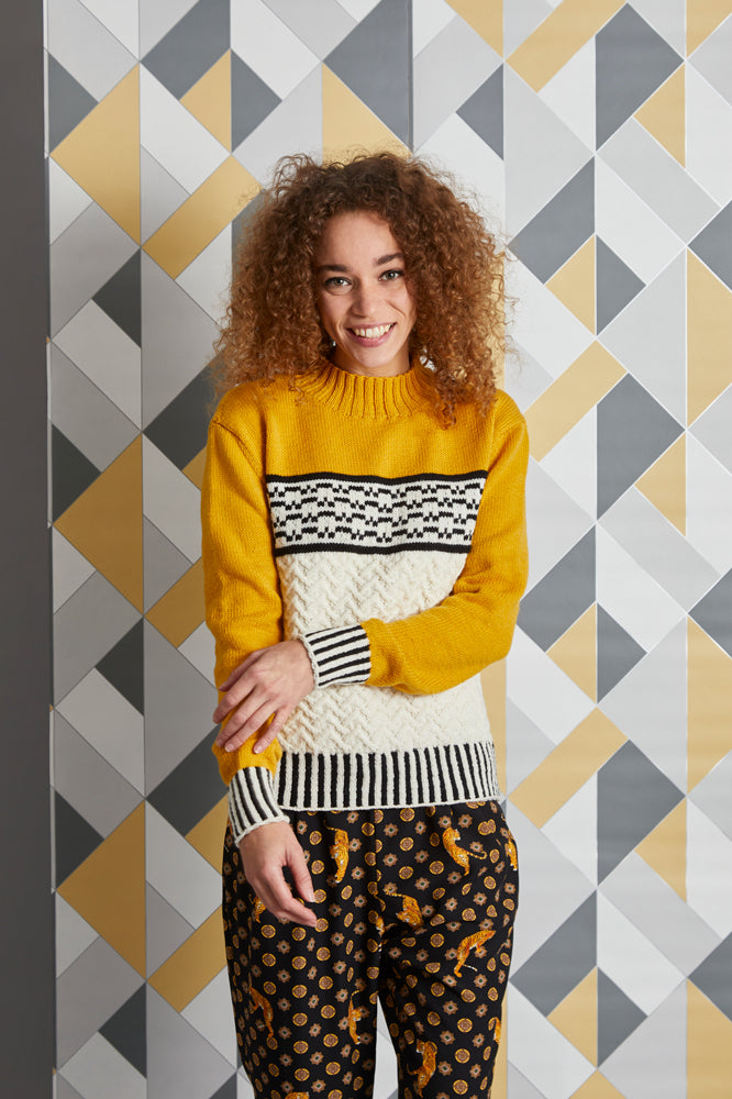 MillaMia Nora Cable Jumper Knitting Pattern