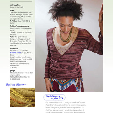 Berroco Gladys Cardigan Knitting Pattern
