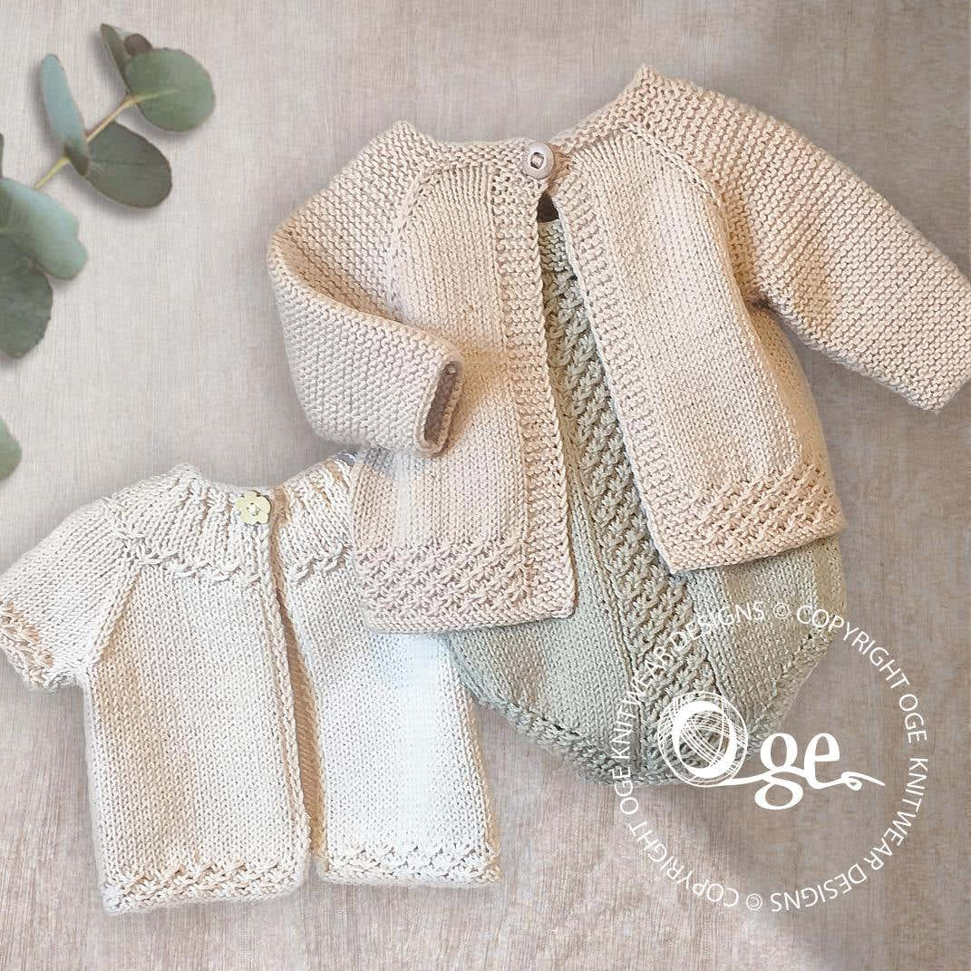 Maebry rompers and cardigan set - P151, P152 & P153