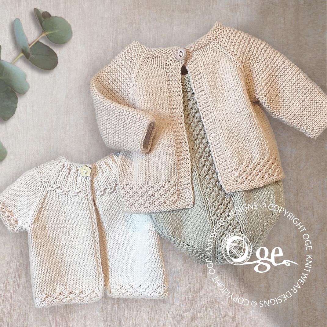 Maebry rompers and cardigan set - P151, P152 & P153