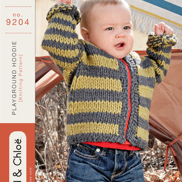 Playground Hoodie Cardigan Knitting Pattern