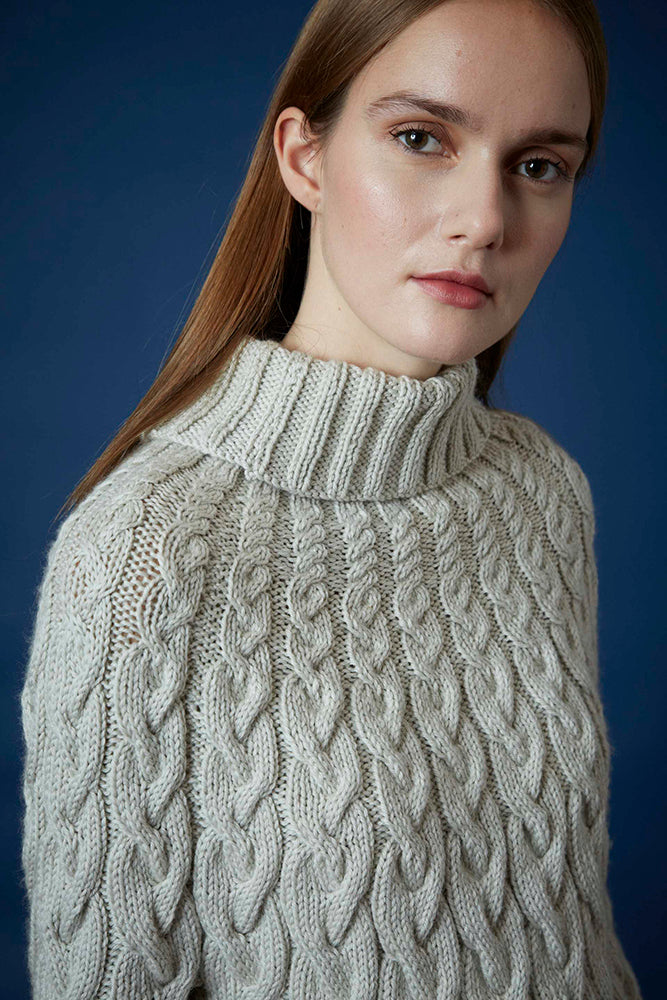 Debbie Bliss Gudrun Sweater Knitting Pattern