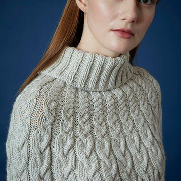 Debbie Bliss Gudrun Sweater Knitting Pattern