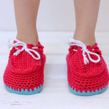 Toddler Boat Shoes with Flip Flop Soles