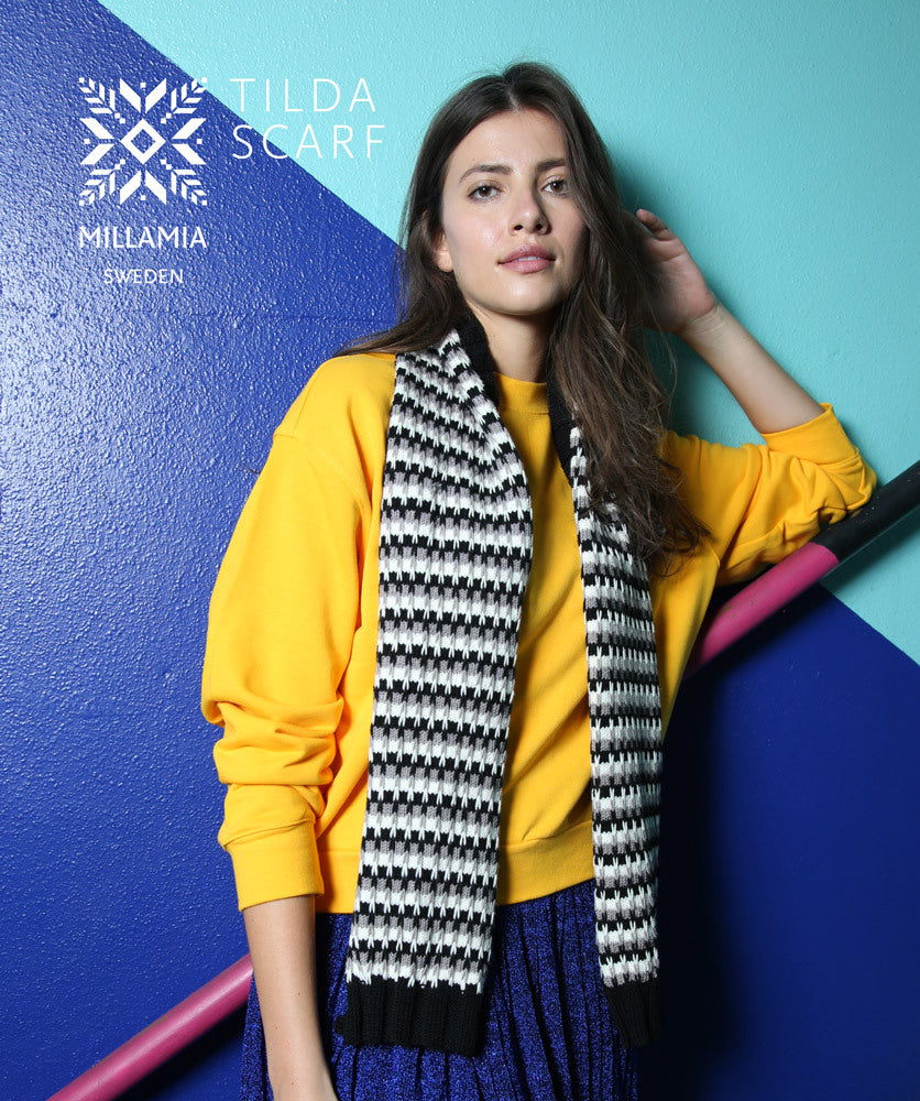 MillaMia Tilda Scarf Knitting Pattern
