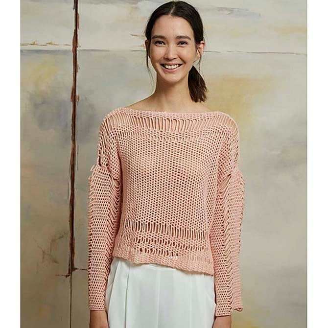 Lang 267-33 Sweater Jumper Crochet Pattern