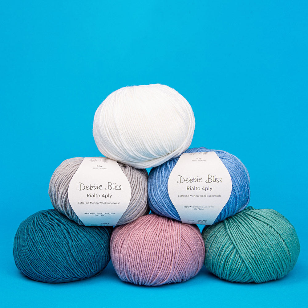 Debbie Bliss Rialto 4 Ply Yarn - Merino Wool 4 Ply