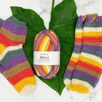 Beginner Felici Knit Socks