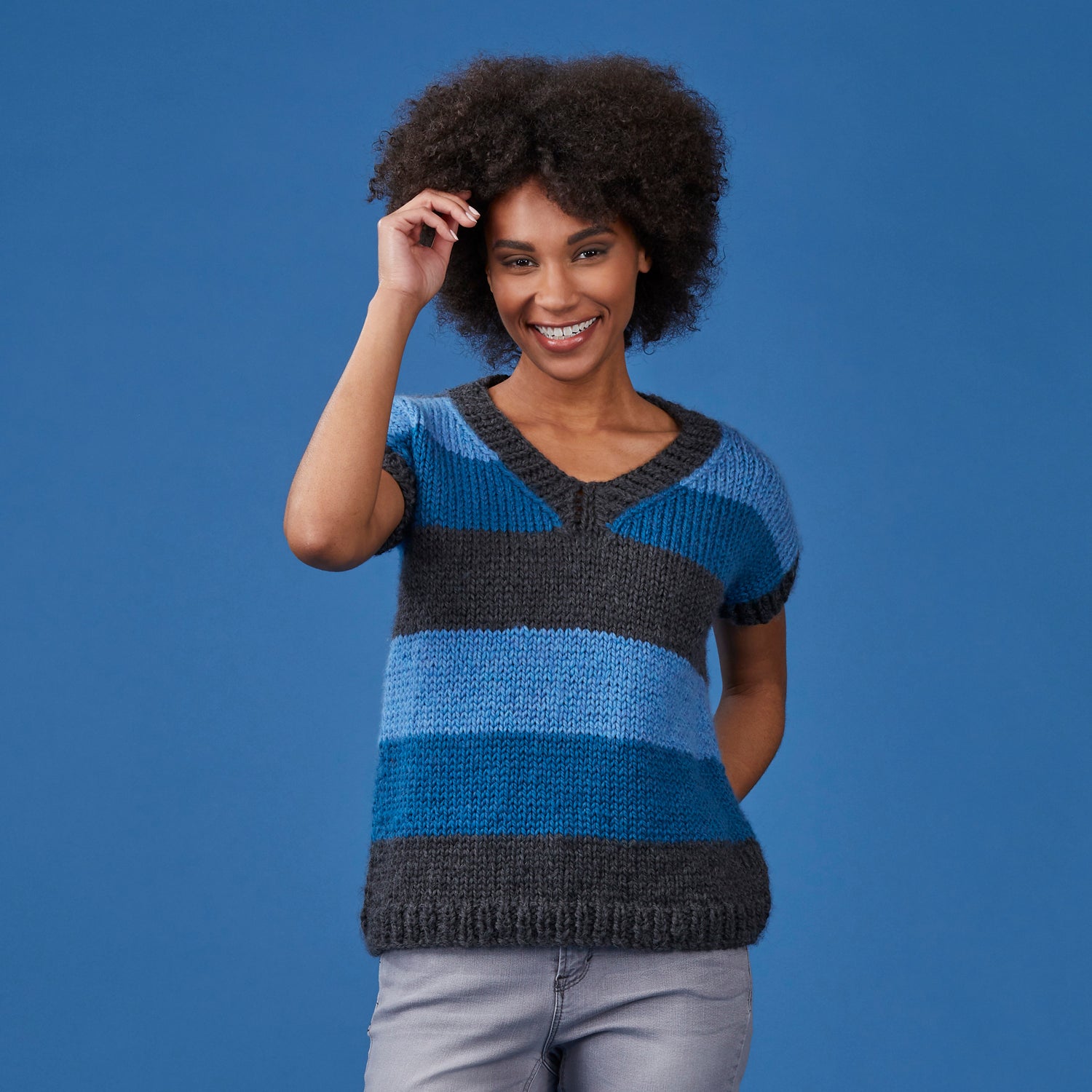 Tahki Yarns Oakley Pullover Knitting Pattern