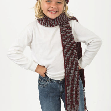 Side to Side Hat and Scarf Knitting Pattern
