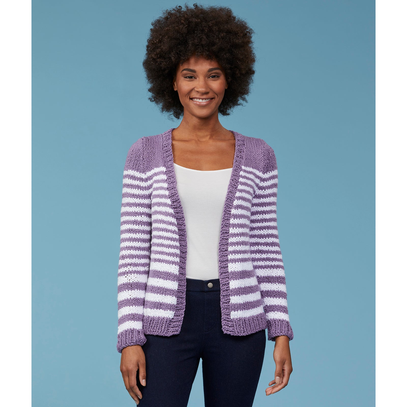 Tahki Yarns Marblemount Cardigan Knitting Pattern
