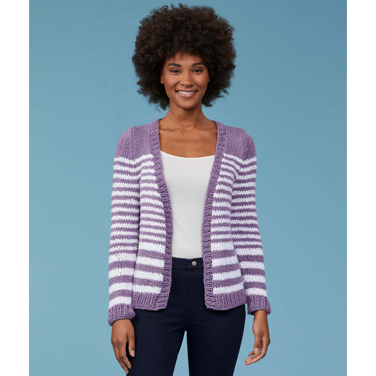 Tahki Yarns Marblemount Cardigan Knitting Pattern