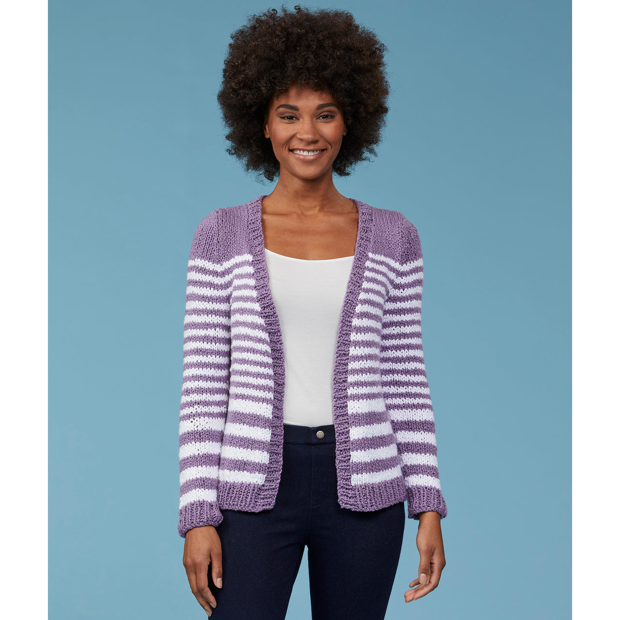 Tahki Yarns Marblemount Cardigan Knitting Pattern