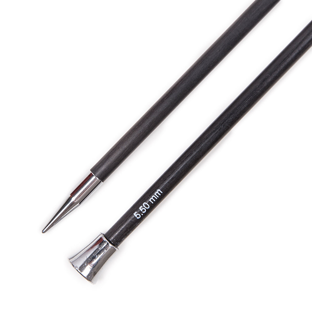 KnitPro Karbonz Single Point Needles 14"