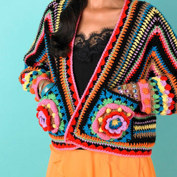 Paintbox Yarns Blooming Bomber Jacket Crochet Pattern