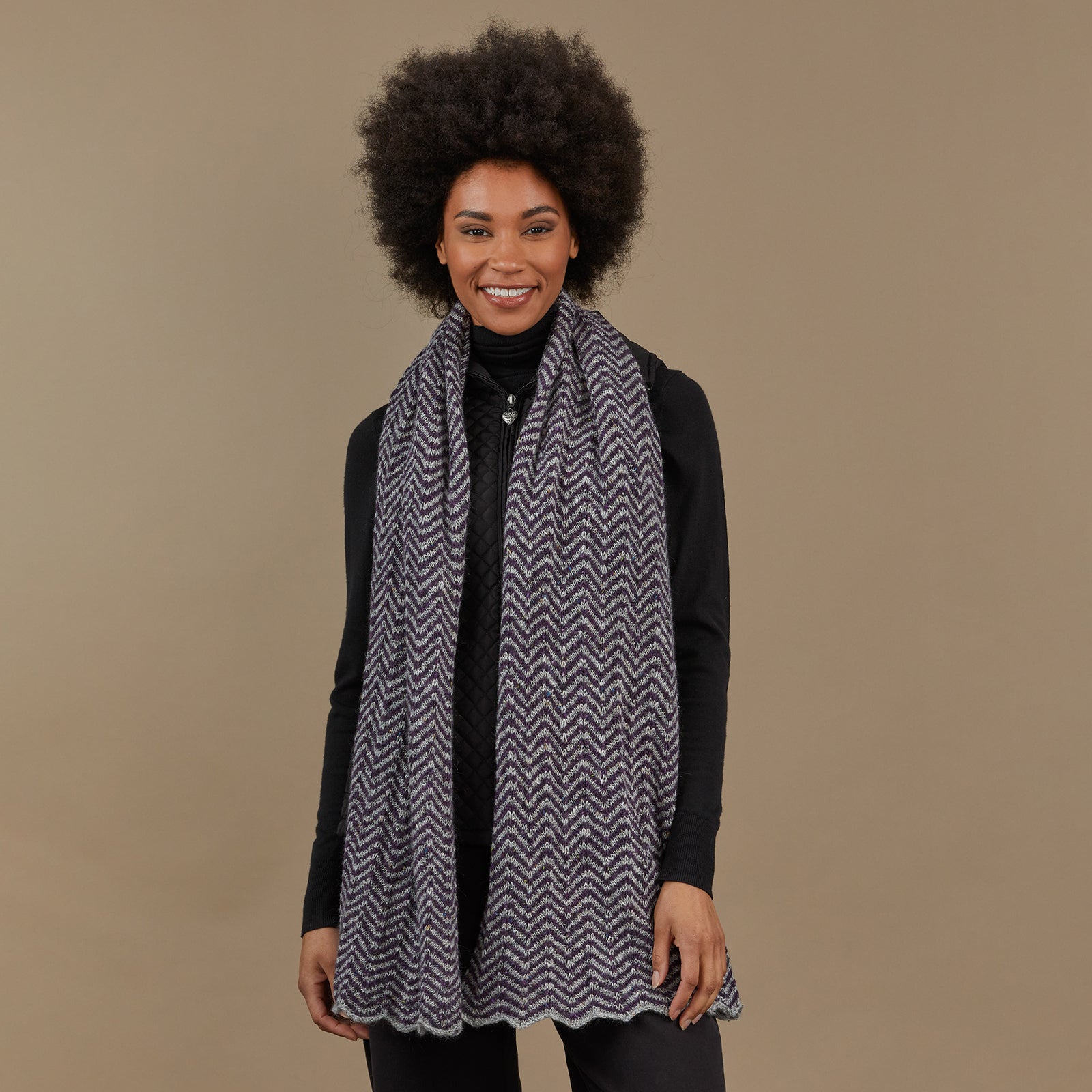 Tahki Yarns Fernley Hat Scarf Knitting Pattern