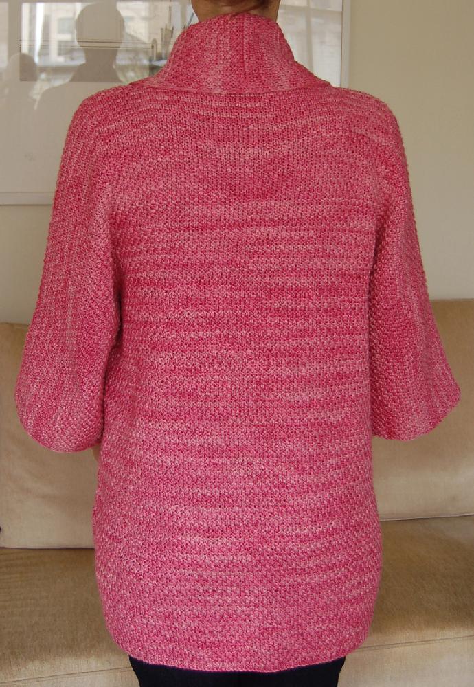 Moss Stitch Jacket to Knit