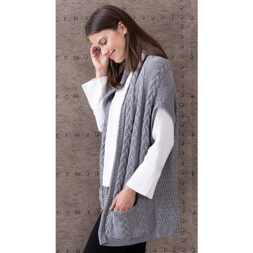 String Darlene Two-Way Vest Waistcoat Knitting Pattern