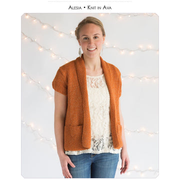 Classic Elite Yarns Alesia Cardigan Knitting Pattern