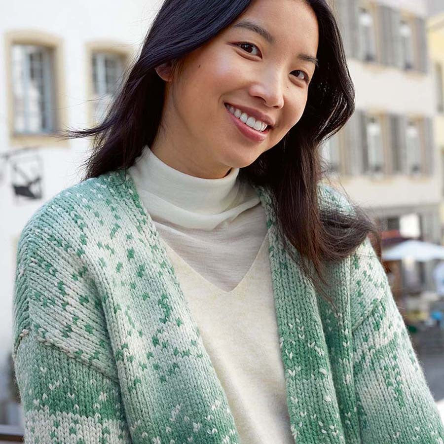 Lang PTO47-02 Cardigan Knitting Pattern