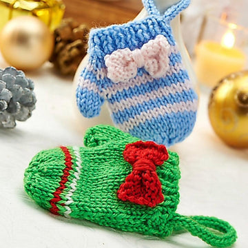 Striped Mini Mittens