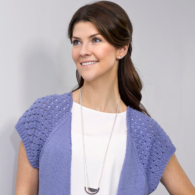 Valley Yarns Safira Cardigan Knitting Pattern