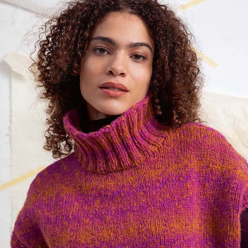 Lang PTO43-07 Poncho Cape Knitting Pattern