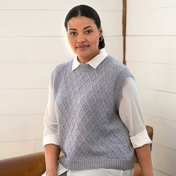 Berroco Morel Vest Knitting Pattern