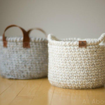 Waistcoat Crochet Basket