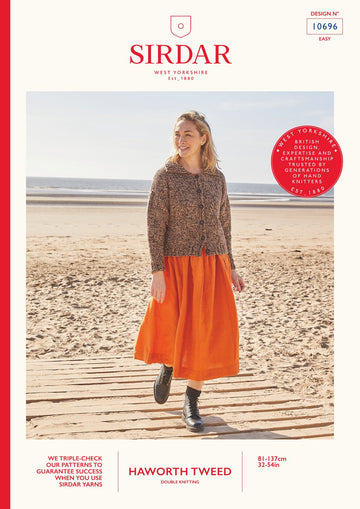 Sirdar Coastal Path Cardigan Knitting Pattern