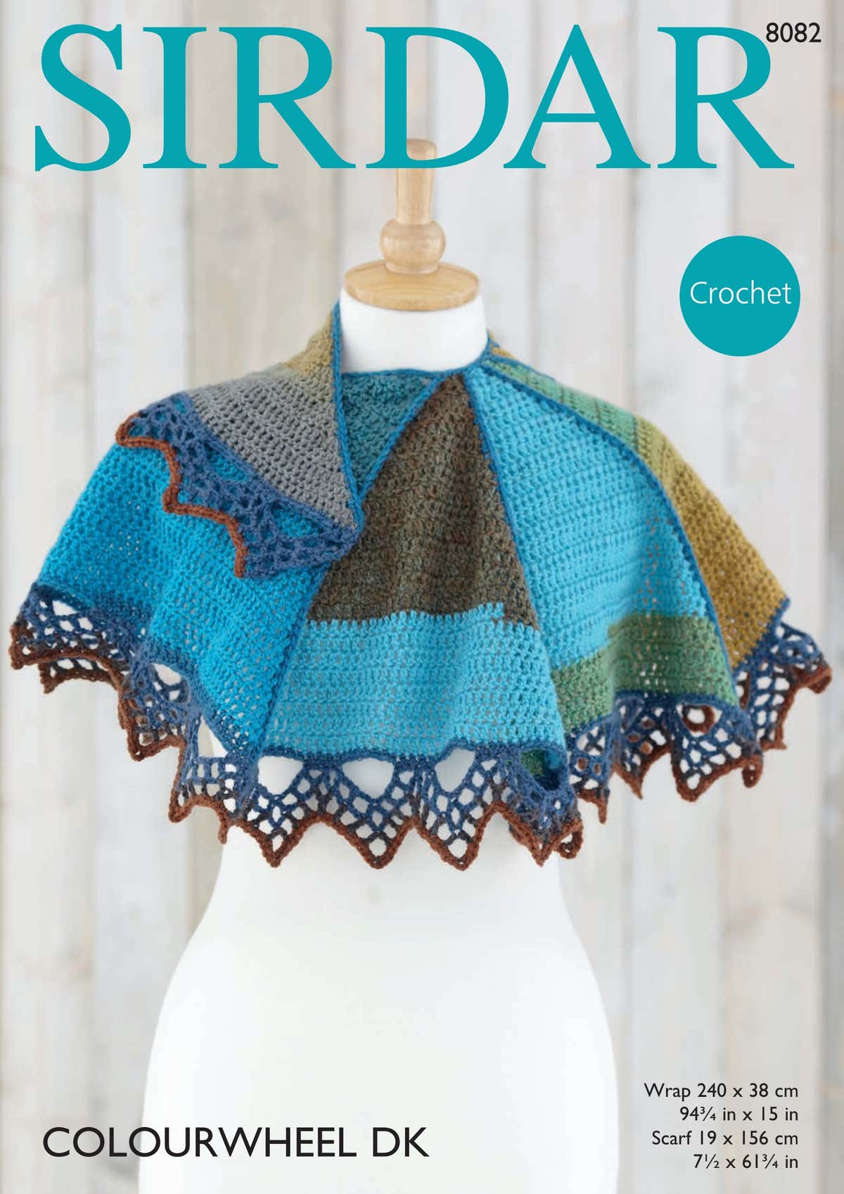 Sirdar Wrap and Scarf Crochet Pattern