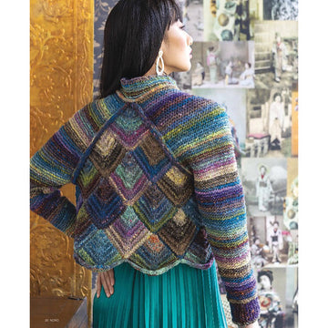 Noro Mitered Jacket Cardigan Knitting Pattern