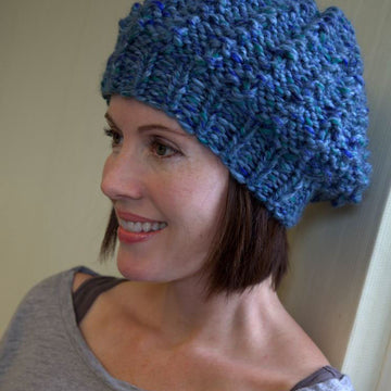 Beret in Plymouth Yarn Encore Mega Colorspun - F590 - PDF
