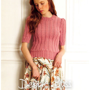 Debbie Bliss Cable Sweater PDF - Old