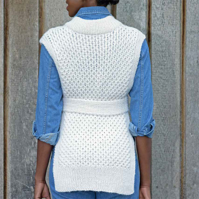 Juniper Moon Farm Waistcoat Knitting Pattern