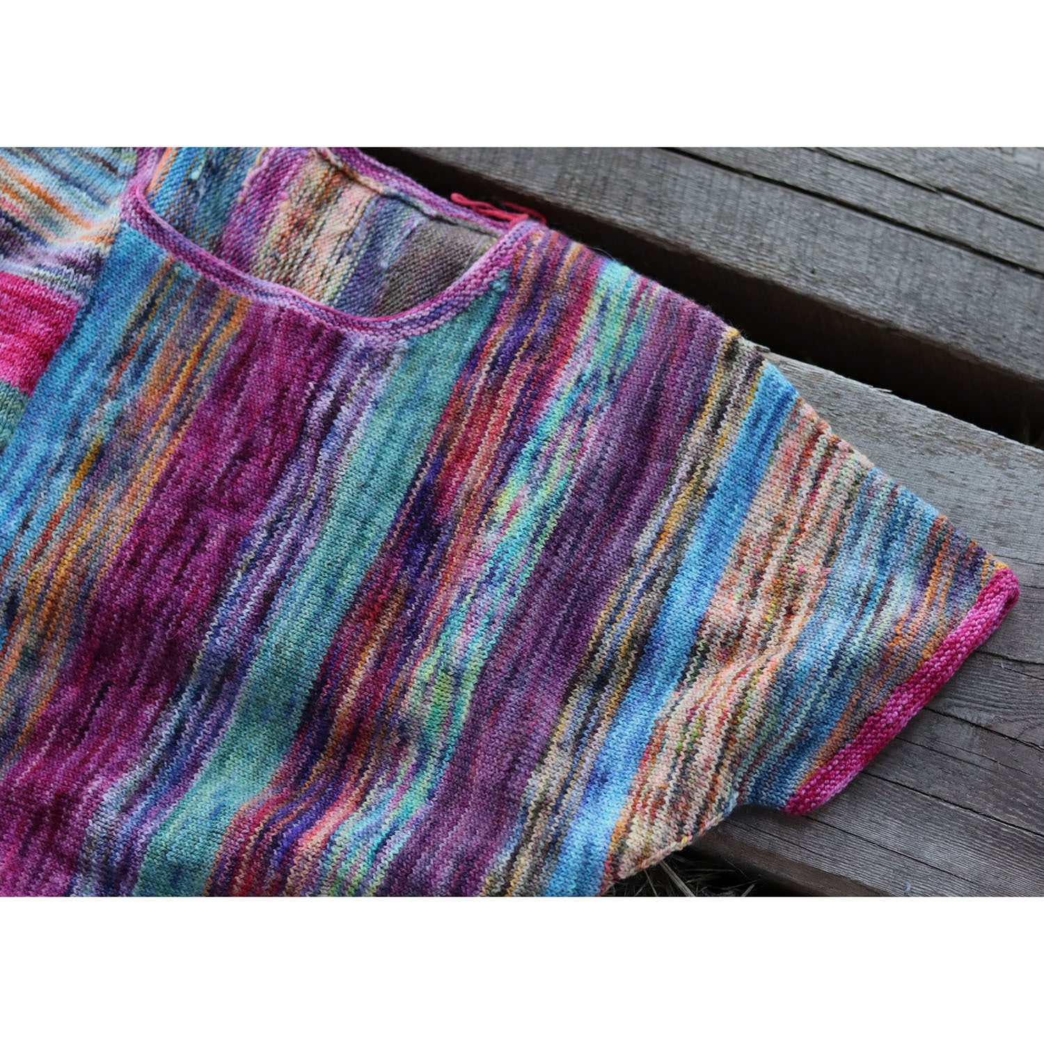 Koigu Painters T-Shirt Jumper Knitting Pattern