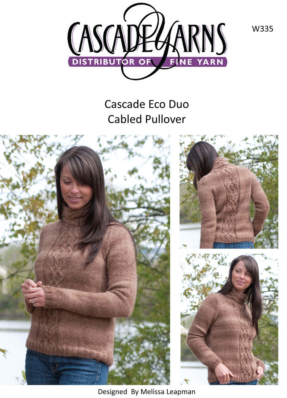Cabled Pullover Jumper Knitting Pattern