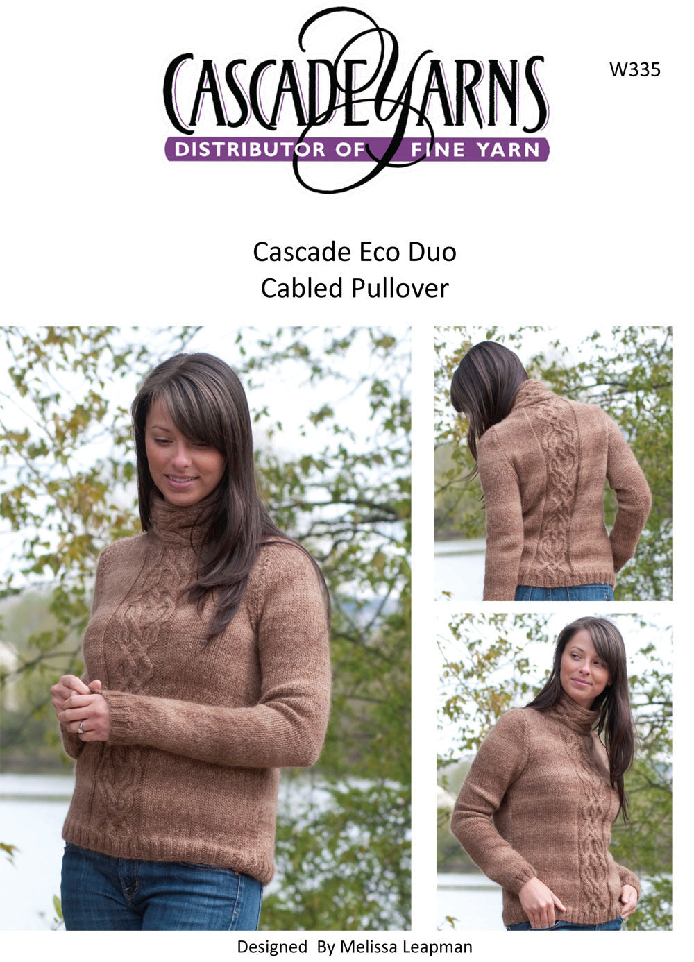 Cabled Pullover Jumper Knitting Pattern