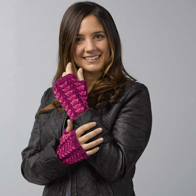Valley Yarns Anemone Mitts Knitting Pattern